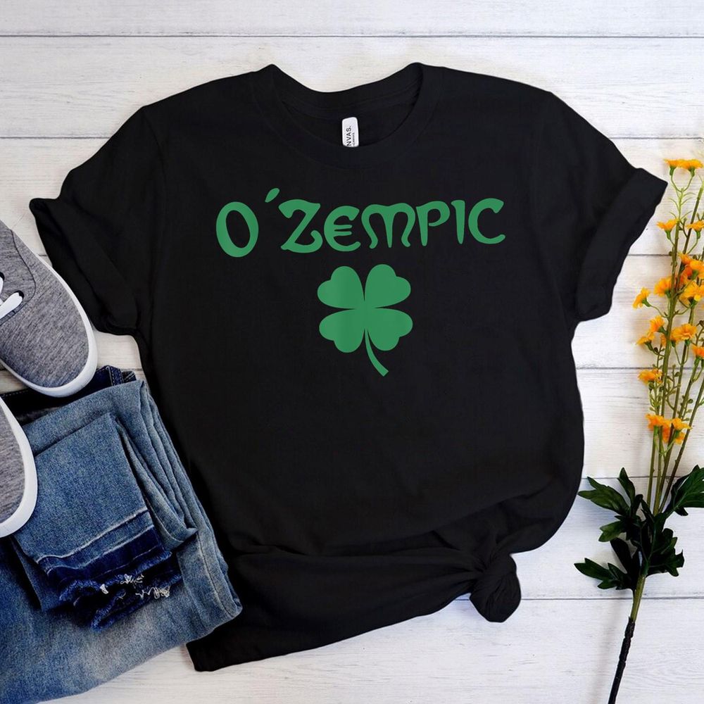 O'Zempic Funny St Shirt Men's Long Sleeved T-Shirt black s